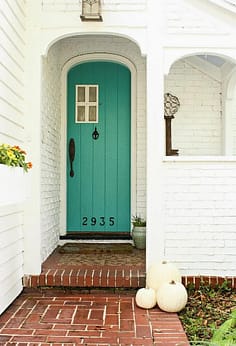 Home reno inspiration - green door