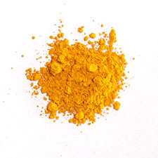 Orpiment crystal pigment