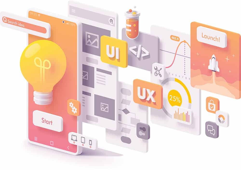 user interface development graphic