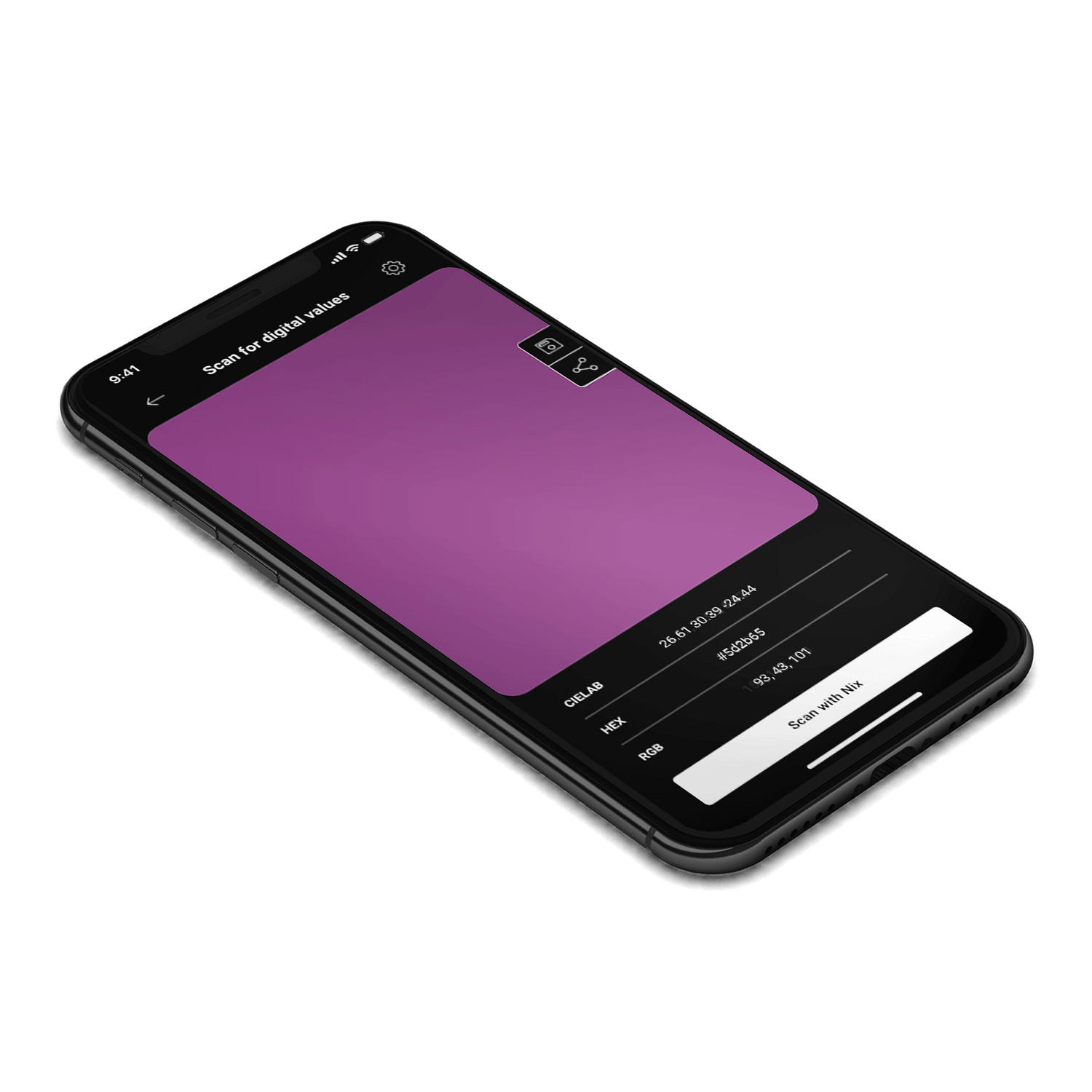 app overview screen