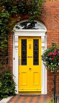 Home renovation idea: Paint your front door