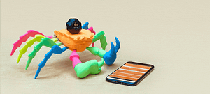 Nix Color Sensor with Toy Crab
