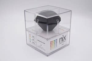 The Nix Pro sits on top of all box, all encased in a plastic frame