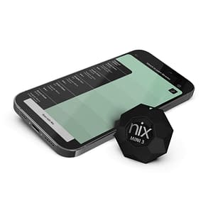 Nix Mini 3 with iPhone