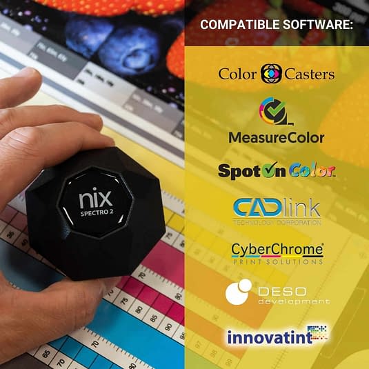 List of compatible software with the Nix Spectro 2