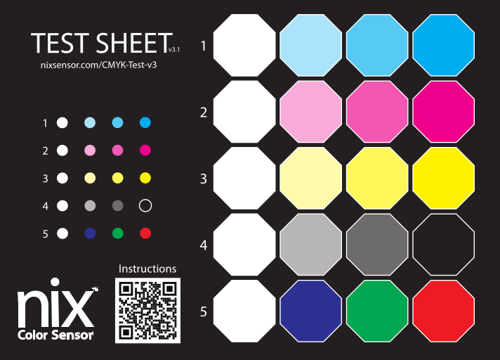 CMYK Test Sheet v3 – Nix Sensor Ltd