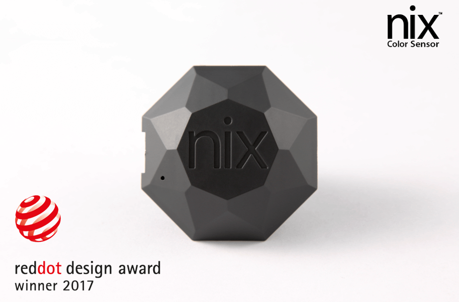 Nix Pro Color Sensor selected as Red Dot Winner
